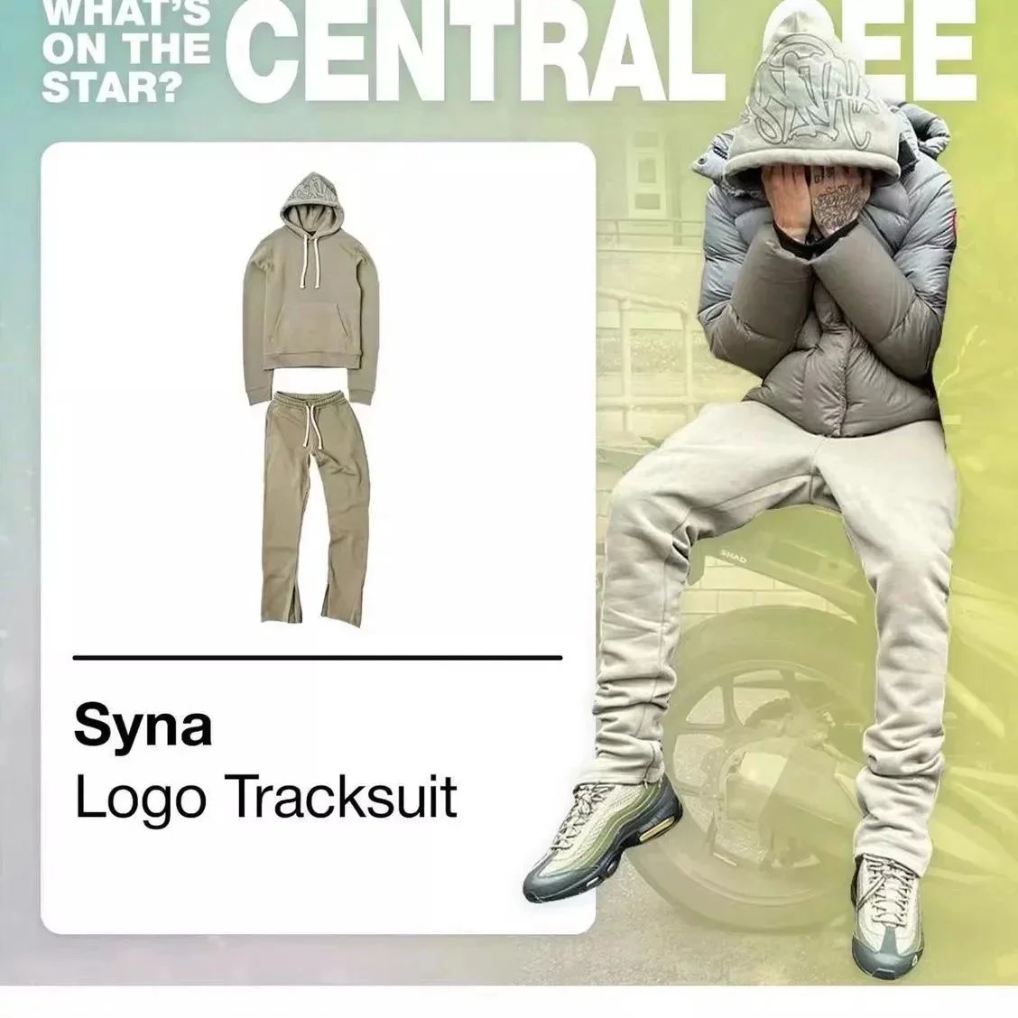 30 linen green hoodie set