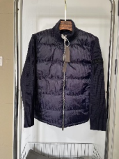 藏青迪立领针织