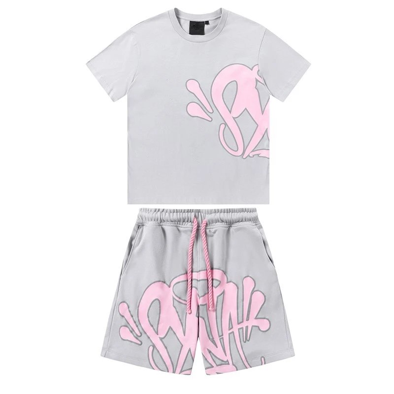 Light gray short sleeved suit